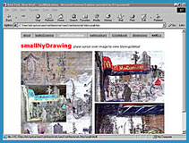 Screen shot of New York New Work - Big Drawing page